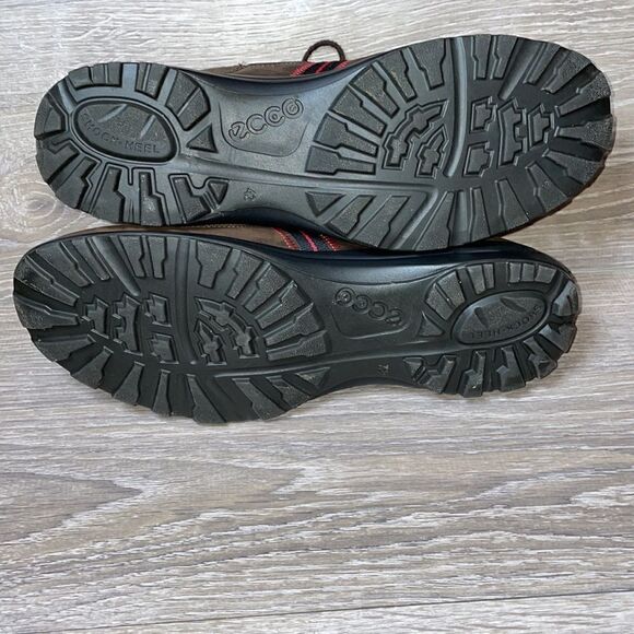 Ecco Gore-Tex Women’s Size 11-11.5/EU 42 Espresso Brown Leather Walking Shoe - Picture 8 of 14